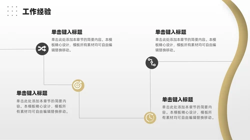 极简自我介绍个人简历竞聘述职PPT模板