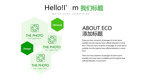 绿色时尚医药代表工作汇报动态PPT