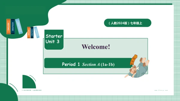 Starter Unit 3 Welcome! Section A 1a-1b课件【人教2024版七