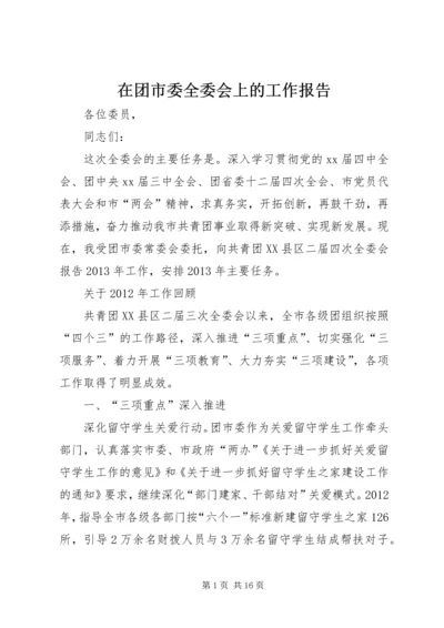 在团市委全委会上的工作报告 (9).docx