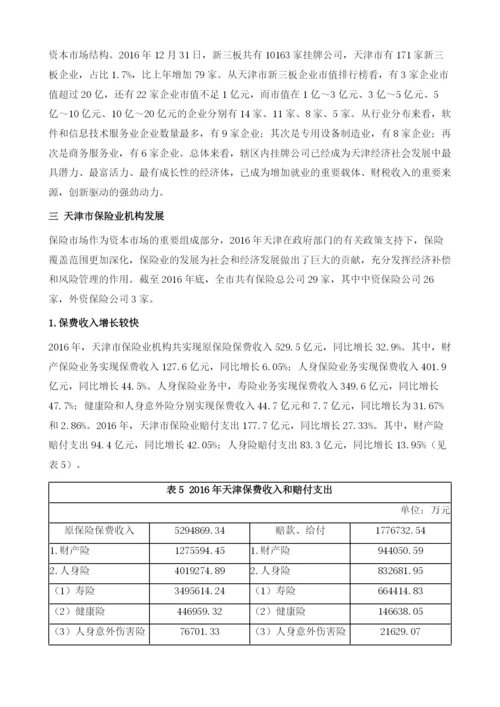 天津市金融机构发展.docx