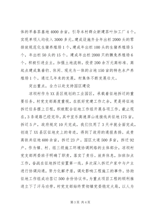 村党支部事迹材料.docx