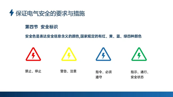 蓝色商务实拍高压电工安全培训ppt安全管理
