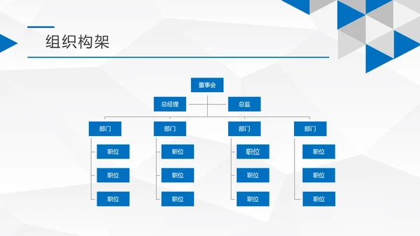 蓝色简约大气企业宣传公司介绍PPT模板
