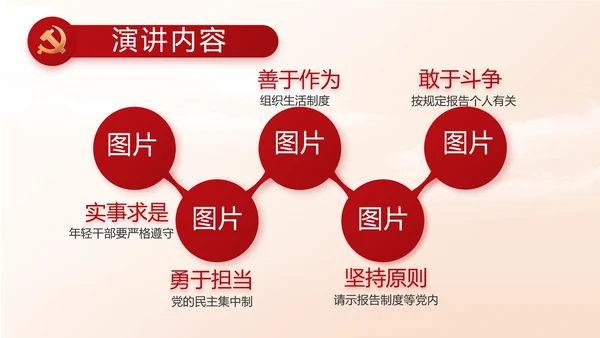 红色大气大学生入党宣誓动态PPT