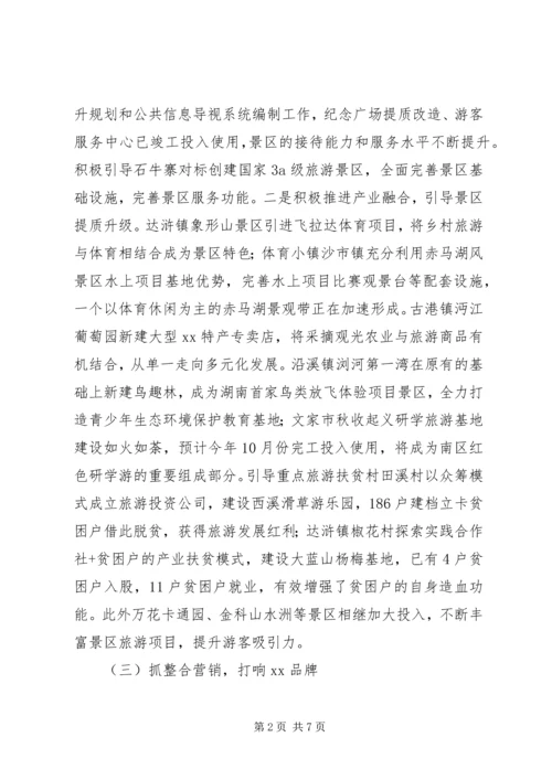 旅游局XX年上半年工作总结及下半年工作计划 (2).docx