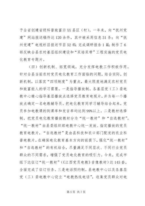 党员电化教育自查报告.docx