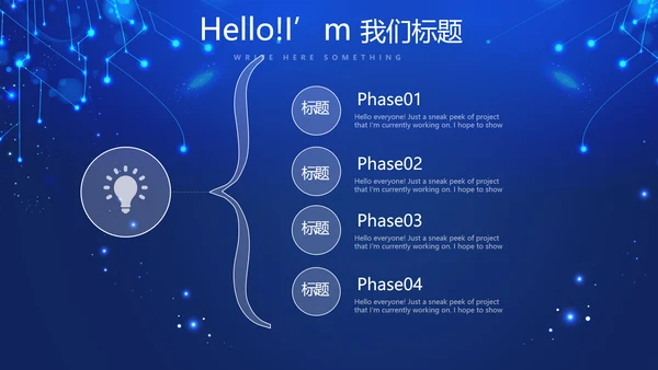 蓝色科技感新起航筑梦未来年终工作总结汇报PPT动态模板