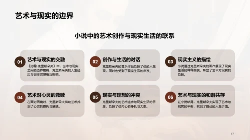 黄色读书笔记约翰.克里斯朵夫PPT模板
