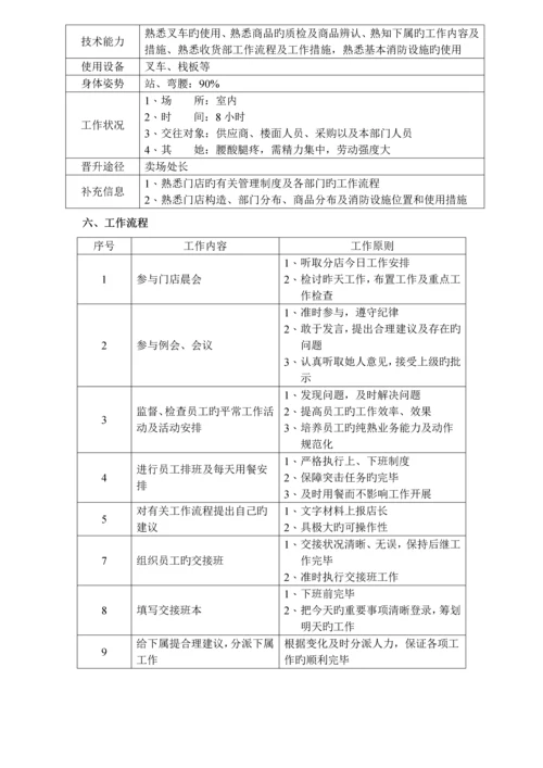 新版超市服务部门工作标准手册.docx