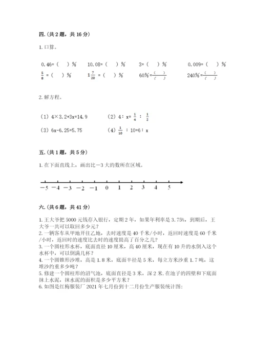 冀教版小升初数学模拟试题含答案【精练】.docx