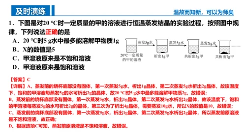 第九单元 溶液 复习课件 -2023-2024学年九年级化学下册同步精品课堂（人教版）
