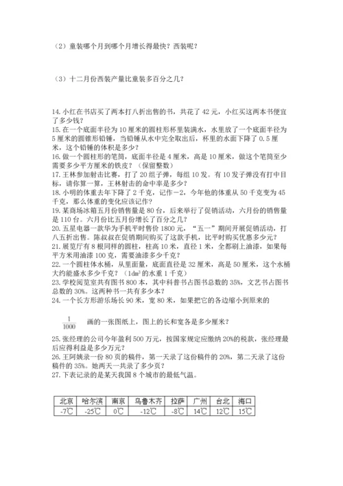 小升初数学应用题50道及完整答案【名校卷】.docx