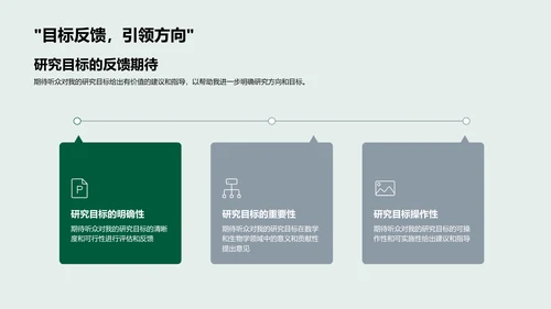 生物学中的数学应用PPT模板