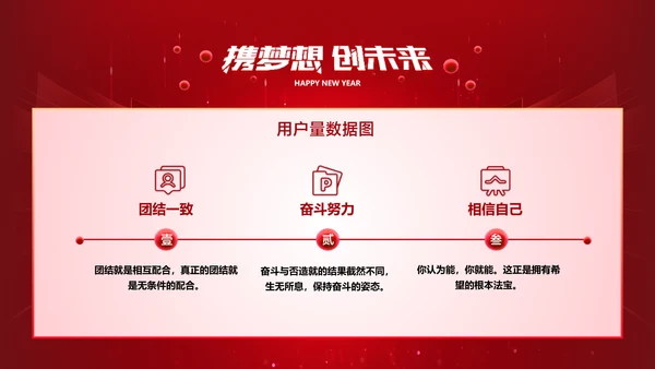红色科技风高端地产年会