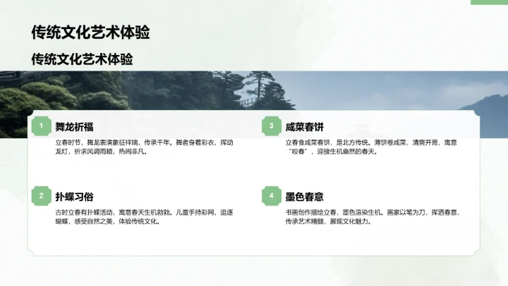 二十四节气立春PPT模板