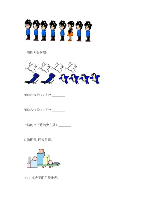 人教版一年级上册数学期中测试卷（满分必刷）.docx