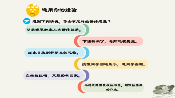 第2单元第4课第1课时  青春的情绪 教学课件 -统编版中学道德与法治七年级（下）