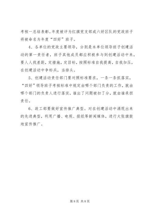 关于创建中心领导班子的实施意见 (3).docx