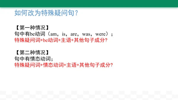 牛津译林版四年级下册英语期末复习特殊疑问句用法总结课件