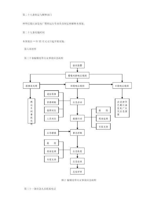 燃运输煤皮带火灾应急预案.docx