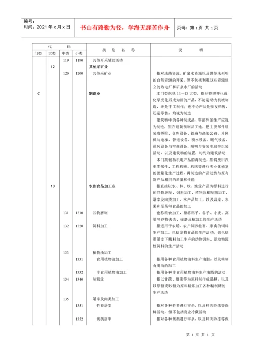 《国民经济行业分类和代码表》.docx