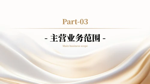 白金色简约风企业介绍通用PPT模板