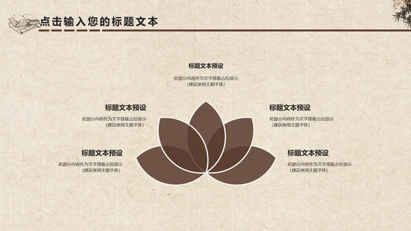 中国风水墨古典读书分享书香中国PPT模板