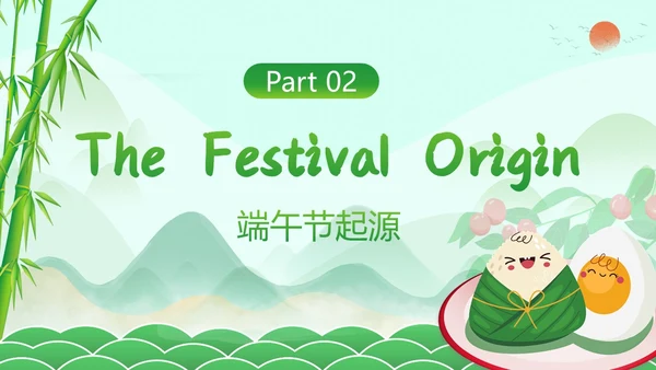 端午节英文介绍英语端午节习俗知识PPT课件