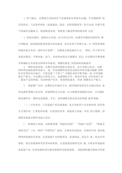 氢能产业中长期发展规划.docx