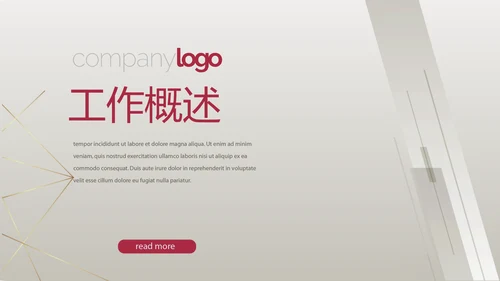 金色简约大方银行年终工作总结商务通用PPT动态模板
