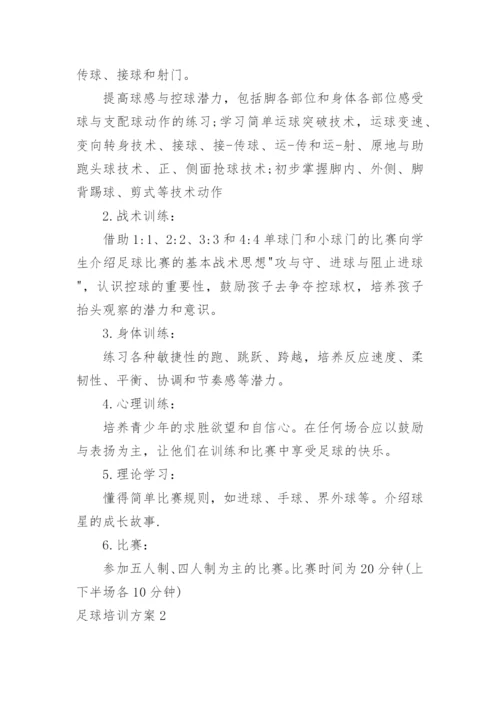 足球培训方案.docx