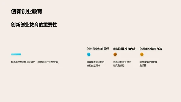 3D风农林牧渔教学课件PPT模板