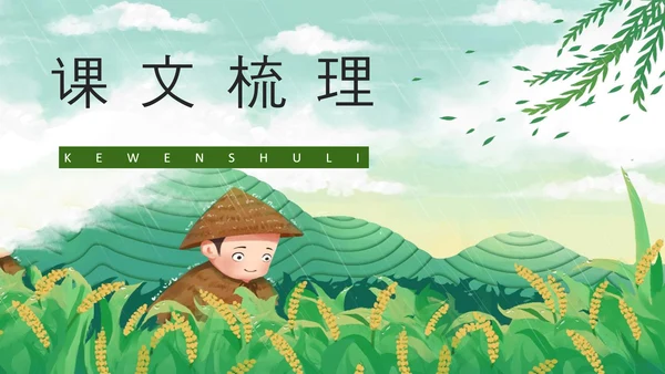 《农业的变化真大》谷雨PPT模板