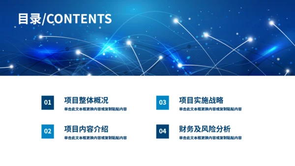 互联网项目汇报通用PPT模板