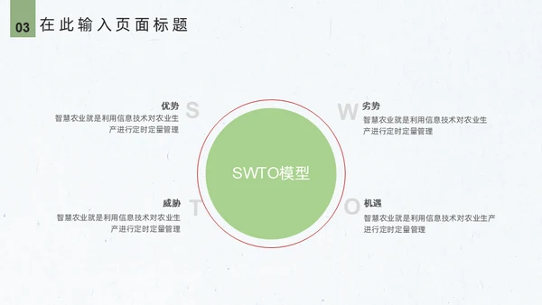 智慧农业禾苗水稻通用PPT模板