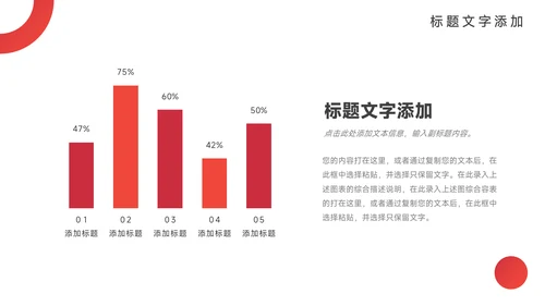 红色欧美简约领导力培训PPT模板