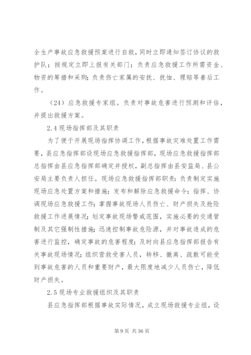 县烟花爆竹安全生产事故应急预案.docx