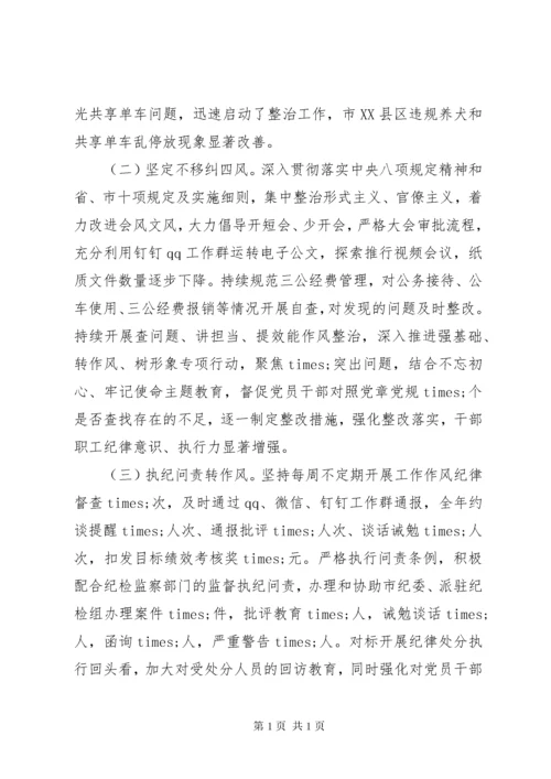 城管局党组XX年党风廉政建设和反腐败工作总结.docx