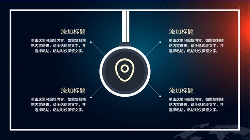 简约星空科技商业融资计划书PPT模板