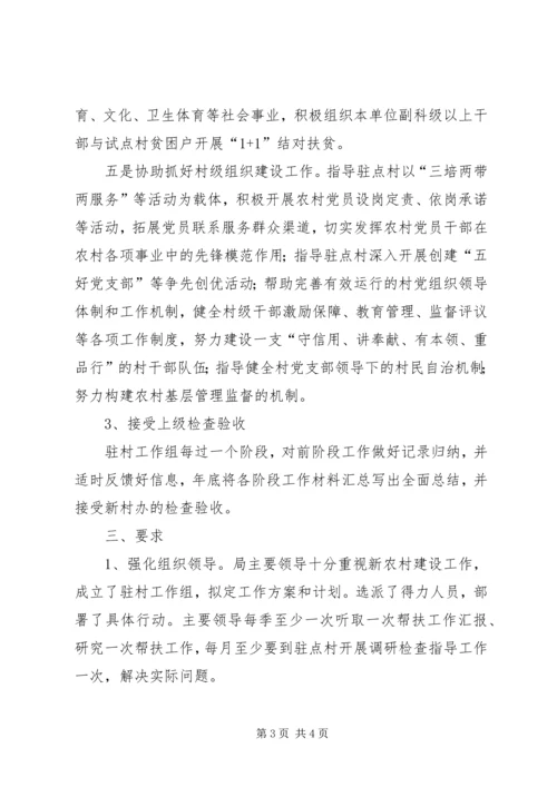 科技局蹲村工作计划.docx