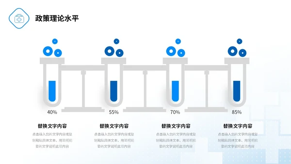 微粒体形状医疗行业医院岗位竞聘PPT