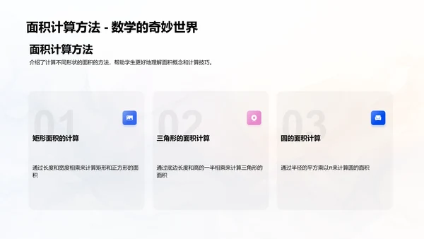 数学学习总结报告PPT模板