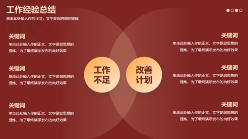 红色互创辉煌未来可期工作总结通用PPT