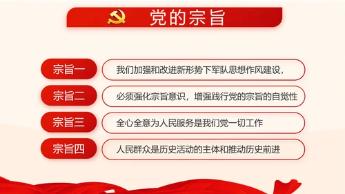 红色大气爱国主义教育班会动态PPT模板