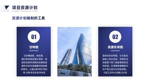 蓝灰色简约商务风项目成本管理PPT模板项目管理
