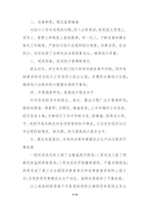 乡镇统计工作年度工作总结6篇.docx