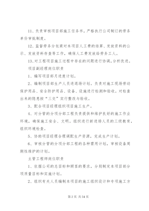 项目管理人员职责.docx