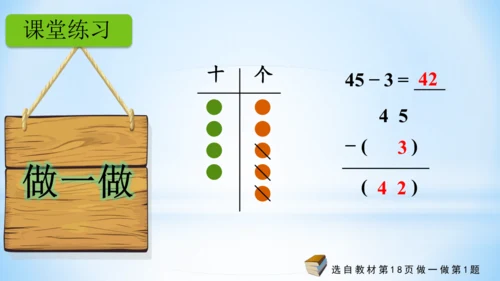 2.100以内的加法和减法（减法-不退位减）课件(共20张PPT)二年级上册数学人教版