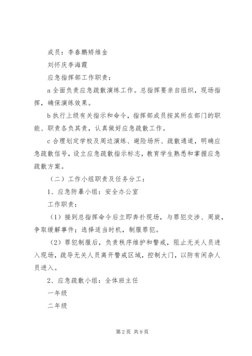 防恐防暴应急演练方案 (2).docx